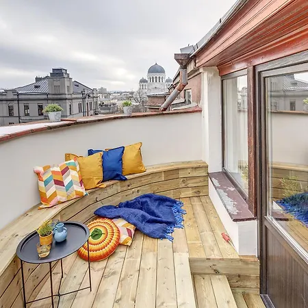 Bed & Breakfast Funky Penthouse Center *