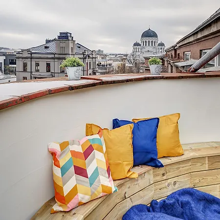 Funky Penthouse Center קובנה