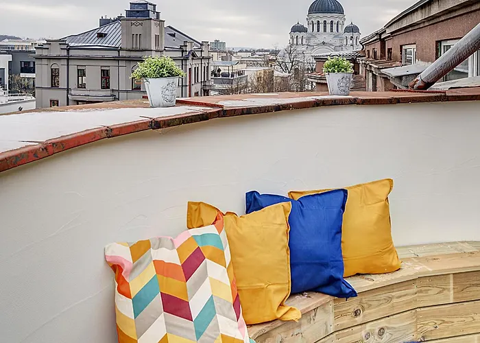 Funky Penthouse Center קובנה